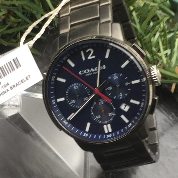 Coach Bleecker Grey Chronograph Watch - Picture 3 of 4